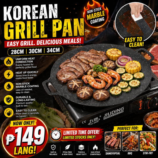 Multipurpose Non-stick Pan Style Die-cast Aluminum Grill Pan